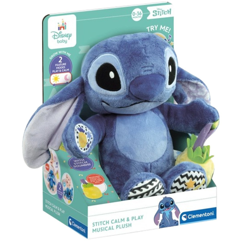 Plyšový STITCH s melodiemi CLEMENTONI BABY