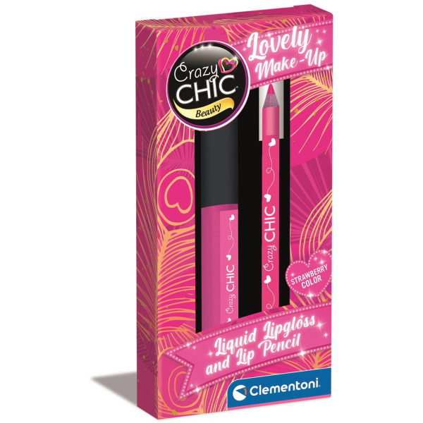Sada lesku a konturovací tužky Pink Power CRAZY CHIC