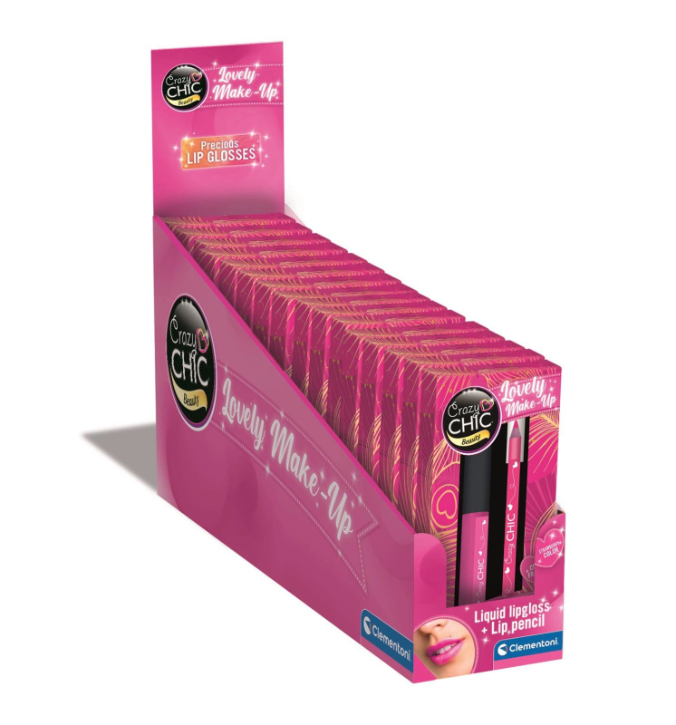 Sada lesku a konturovací tužky Pink Power CRAZY CHIC