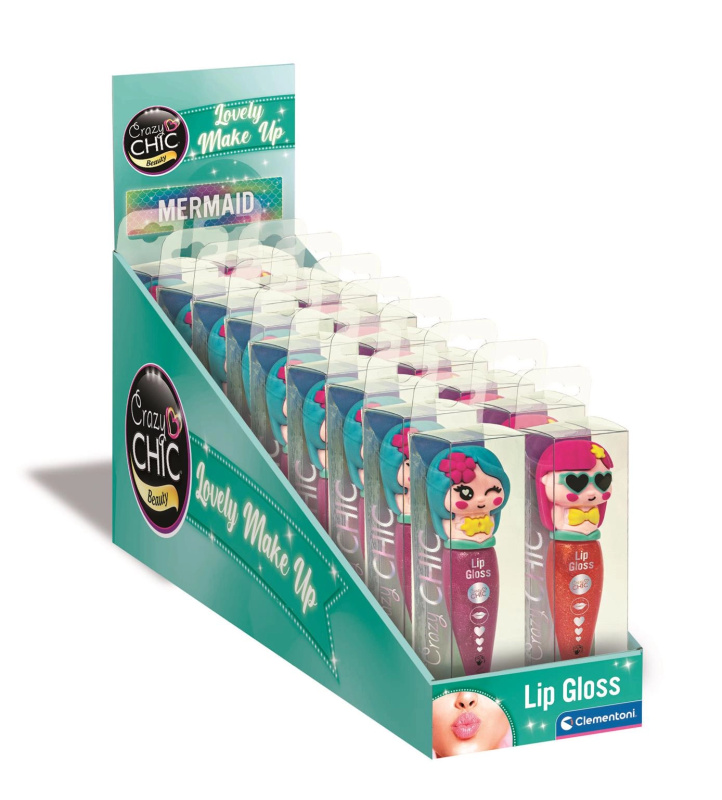 Lesk na rty Syrenki CRAZY CHIC od CLEMENTONI