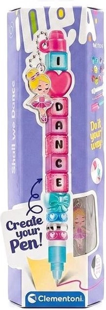 Clementoni IDEA kreativní sada pro výrobu pera se vzkazem I Love Dance