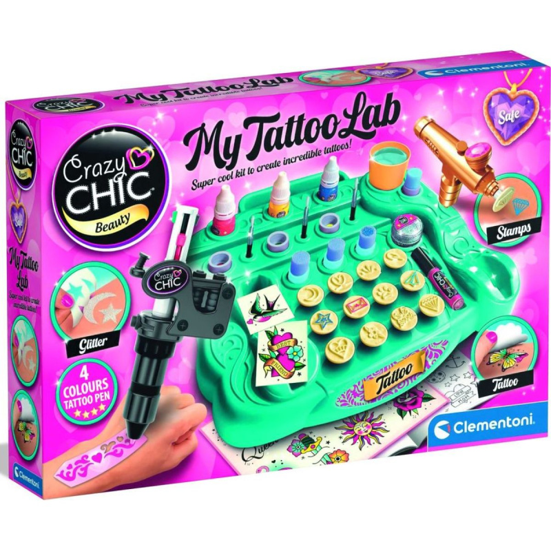 Clementoni - CRAZY CHIC Velké tetovací studio Tattoo
