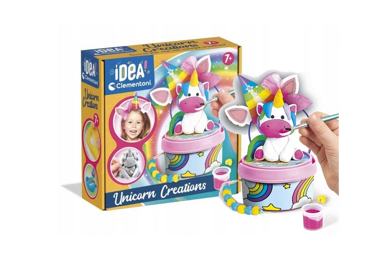 CLEMENTONI IDEA Kreativní sada s jednorožcem