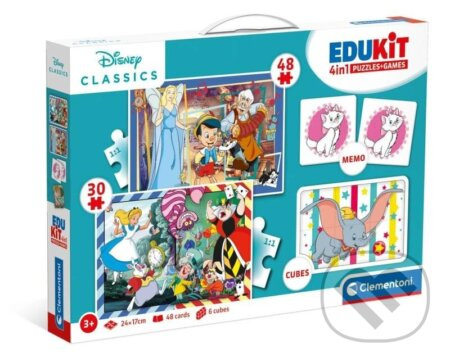 Clementoni Soubor her Disney klasika 4v1