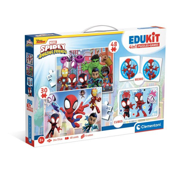 CLEMENTONI Soubor her Spidey a jeho úžasní přátelé 4v1