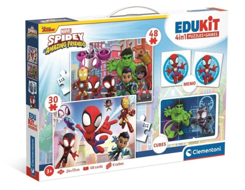 CLEMENTONI Soubor her Spidey a jeho úžasní přátelé 4v1