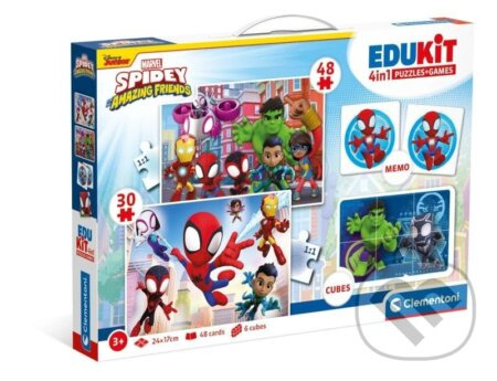 CLEMENTONI Soubor her Spidey a jeho úžasní přátelé 4v1