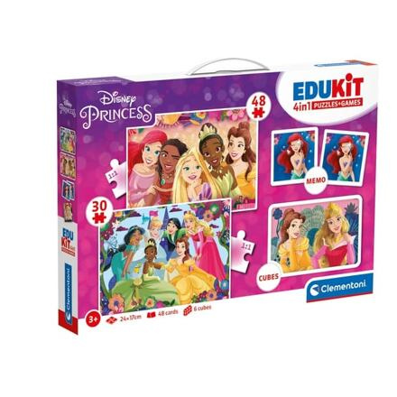 Clementoni Soubor her Disney princezny 4v1