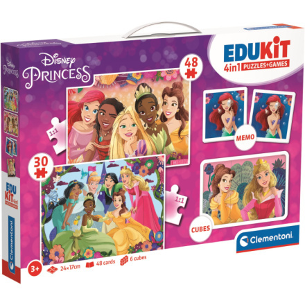 Clementoni Soubor her Disney princezny 4v1