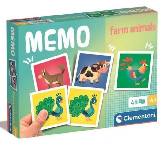 CLEMENTONI Pexeso Zvířata na farmě