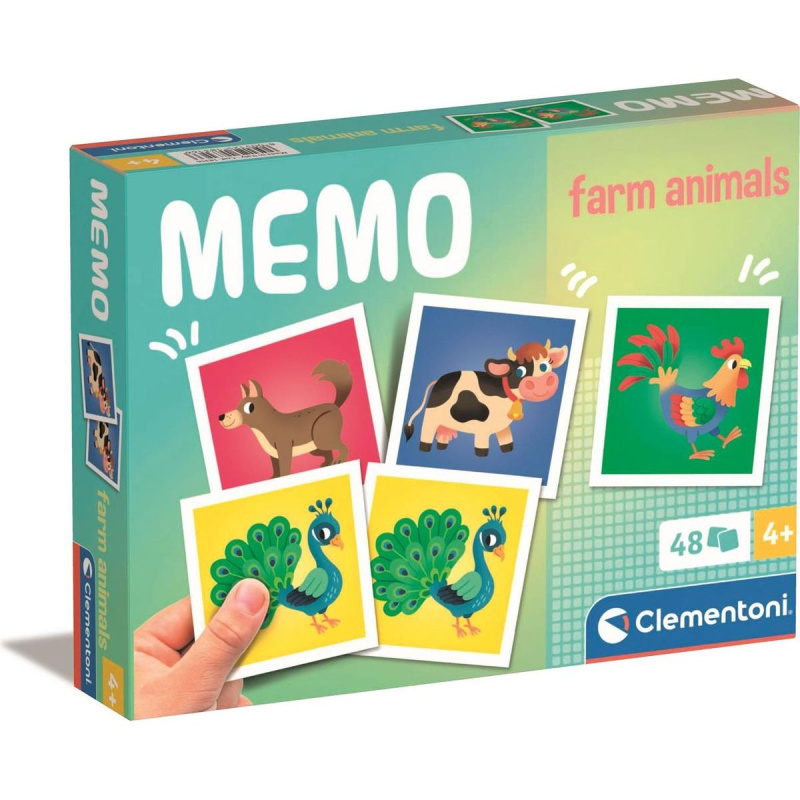 CLEMENTONI Pexeso Zvířata na farmě
