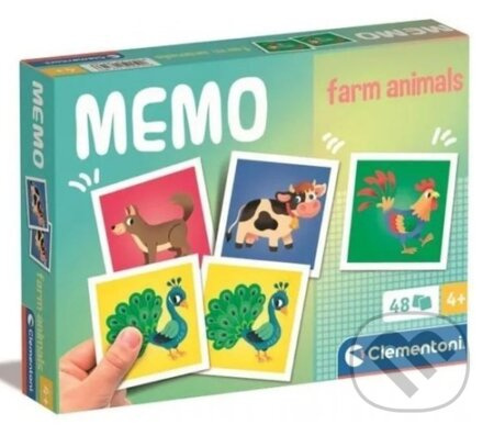 CLEMENTONI Pexeso Zvířata na farmě