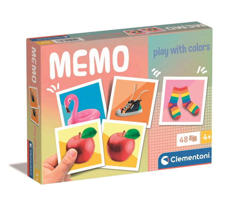 Paměťová hra Memo barvy CLEMENTONI