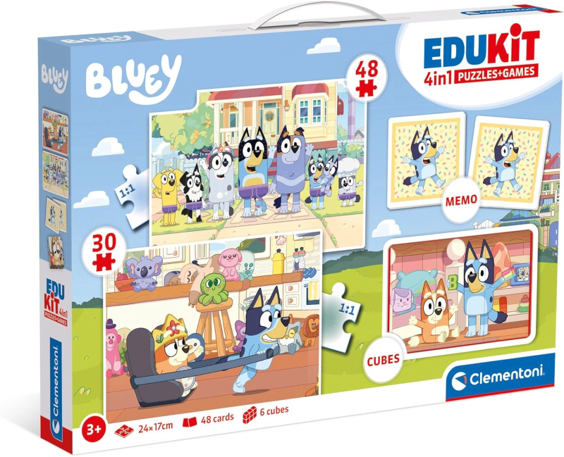 Edukit 4v1 Bluey – vzdělávací sada pro děti