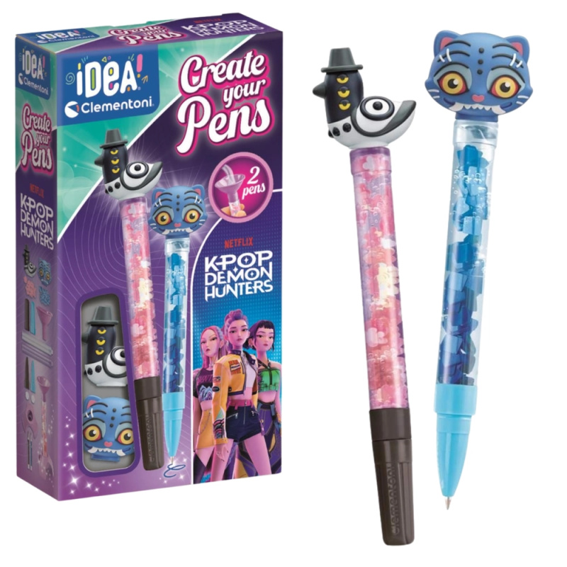 Clementoni Idea Art mini továrna na pera K-pop Demon Hunters Derpy a Sussie