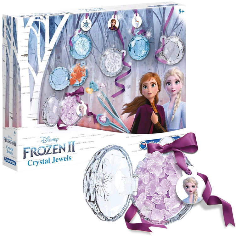 Clementoni sada na tvorbu šperků náhrdelník Krystaly Frozen
