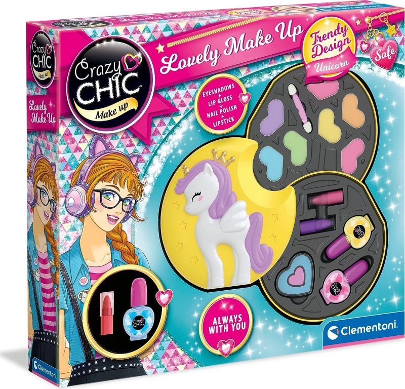 Clementoni Crazy CHIC Make up sada jednorožec