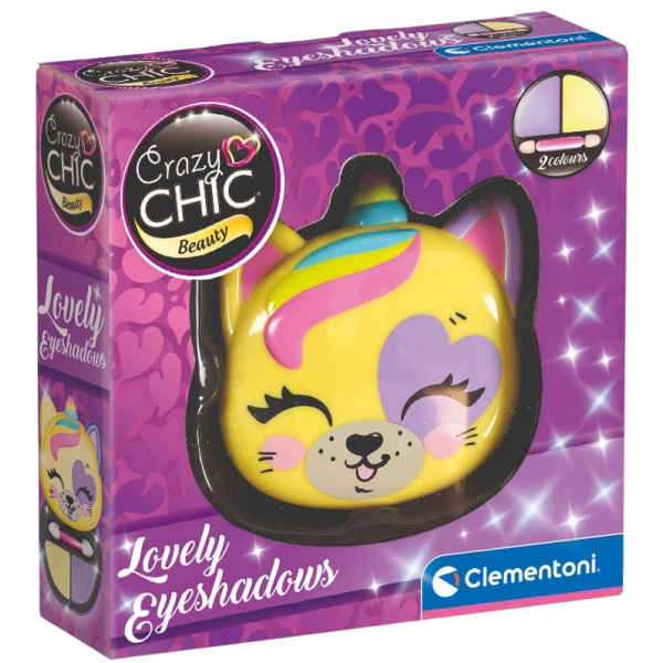 CLEMENTONI Crazy Chic Beauty: Oční stíny Tygr
