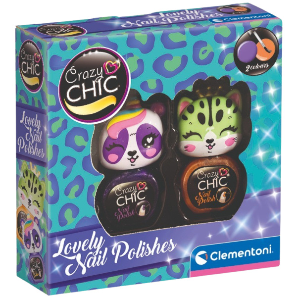 CLEMENTONI Crazy Chic Beauty: Sada laků na nehty 1