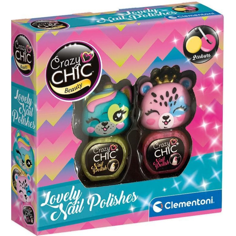 CLEMENTONI Crazy Chic Beauty: Sada laků na nehty 3
