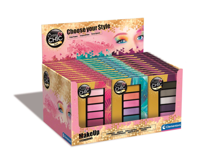 Paletka očních stínů CRAZY CHIC pro děti