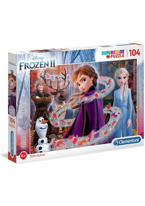 Clementoni Puzzle Supercolor Glitter - Ledové království 2 ( 104 dílků ) EPEE Czech s.r.o.