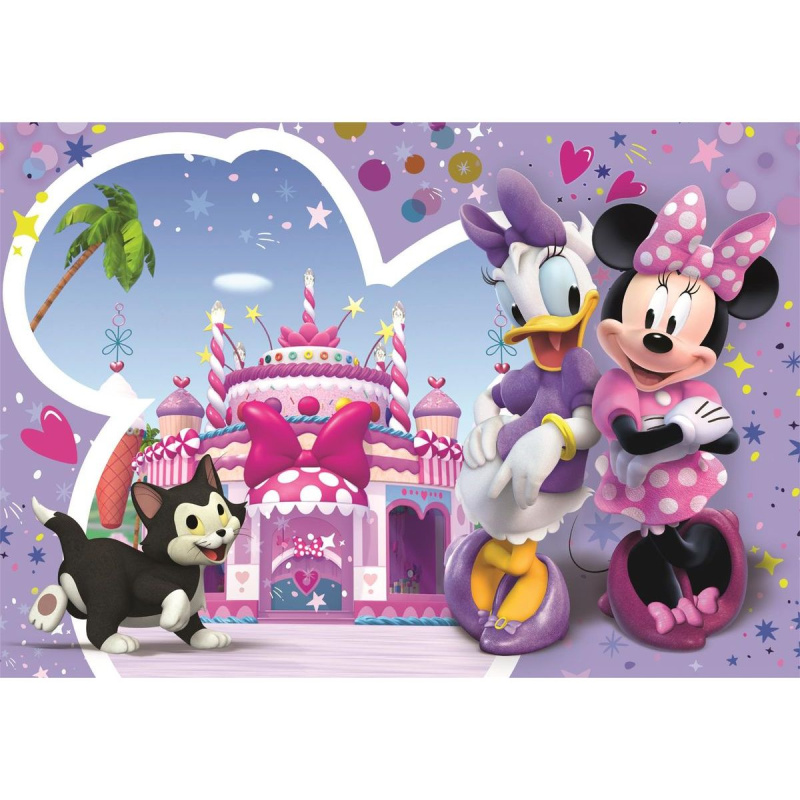 Puzzle Myška Minnie: Dort k narozeninám