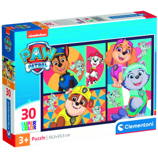 CLEMENTONI Puzzle Tlapková patrola 30 dílků
