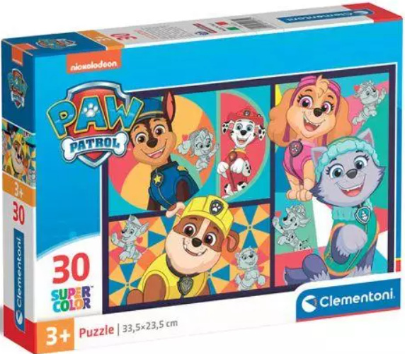 CLEMENTONI Puzzle Tlapková patrola 30 dílků