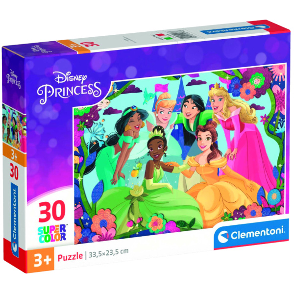 CLEMENTONI Puzzle Disney princezny 30 dílků