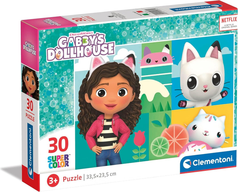 Puzzle 30 dílků Kočičí dům Gabi