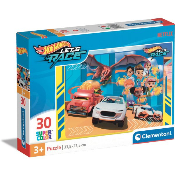 CLEMENTONI Hot Wheels 30 dílků