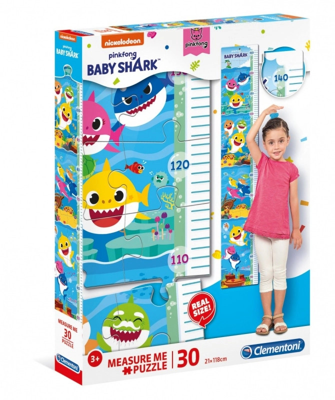 CLEMENTONI metr Baby Shark 30 dílků