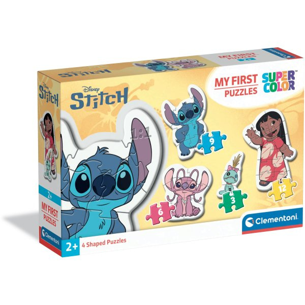Moje první puzzle 3-6-9-12 STITCH od Clementoni