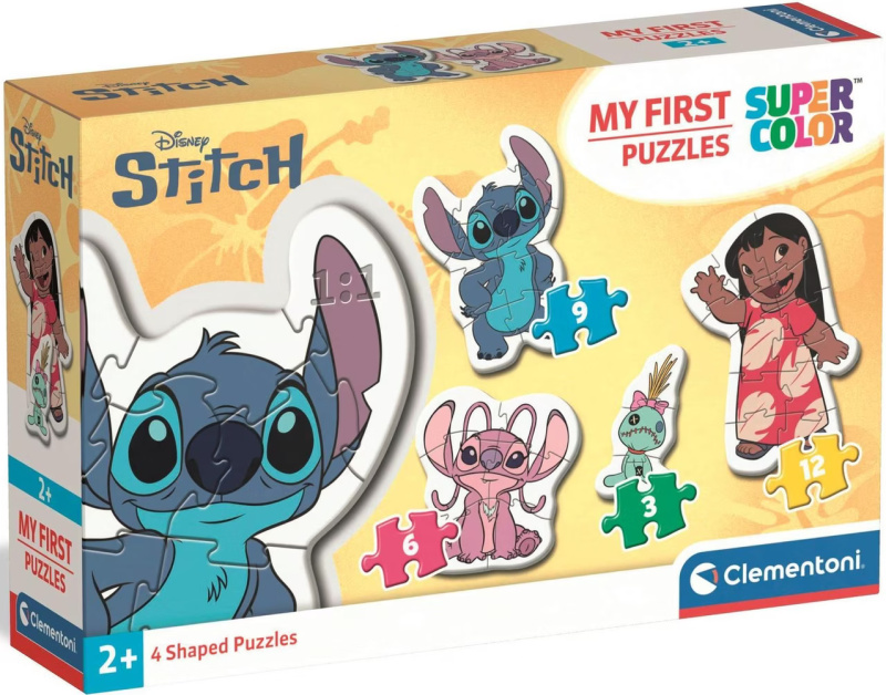 Moje první puzzle 3-6-9-12 STITCH od Clementoni