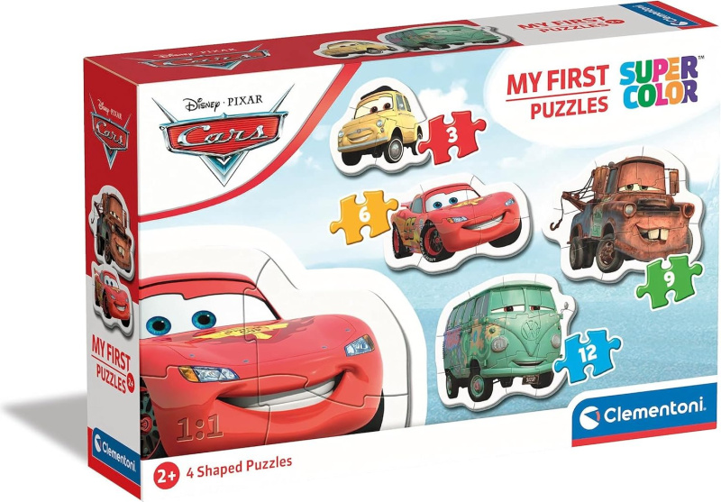 Clementoni - Puzzle 3+6+9+12 Disney Pixar CARS