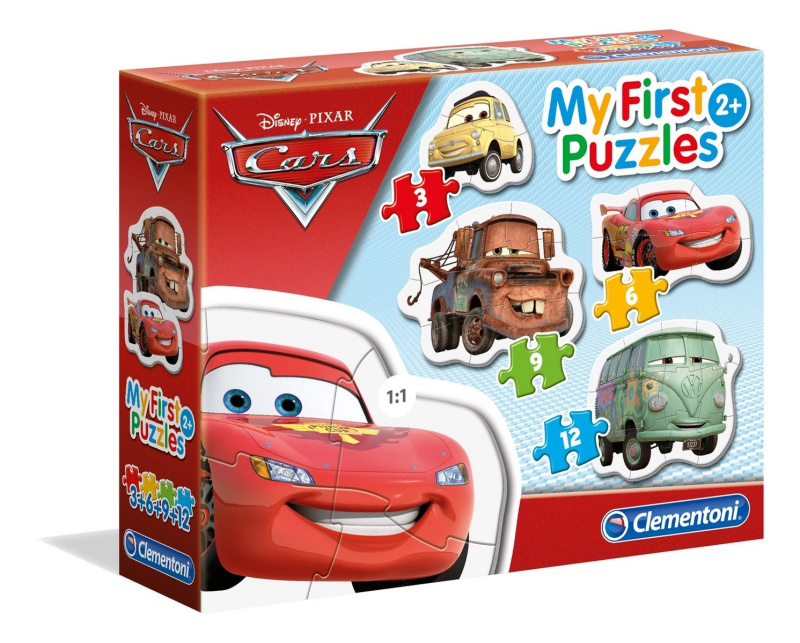 Clementoni - Puzzle 3+6+9+12 Disney Pixar CARS