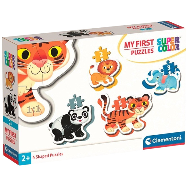 Moje první puzzle: Safari 4v1 - puzzle z kategorie Maxi dílky