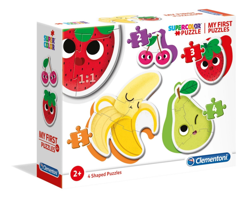 Ovoce 4v1 (2, 3, 4, 5) - puzzle z kategorie Maxi dílky