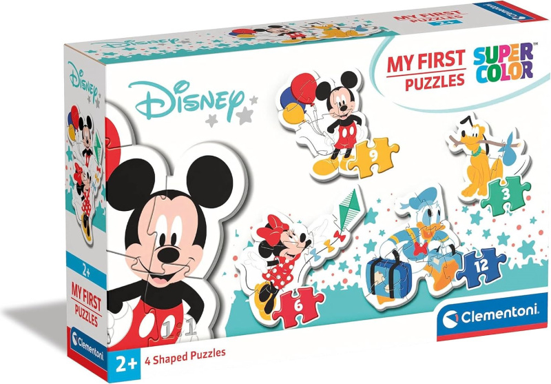 Clementoni Puzzle 3+6+9+12 dílků My first puzzle - Mickey Mouse
