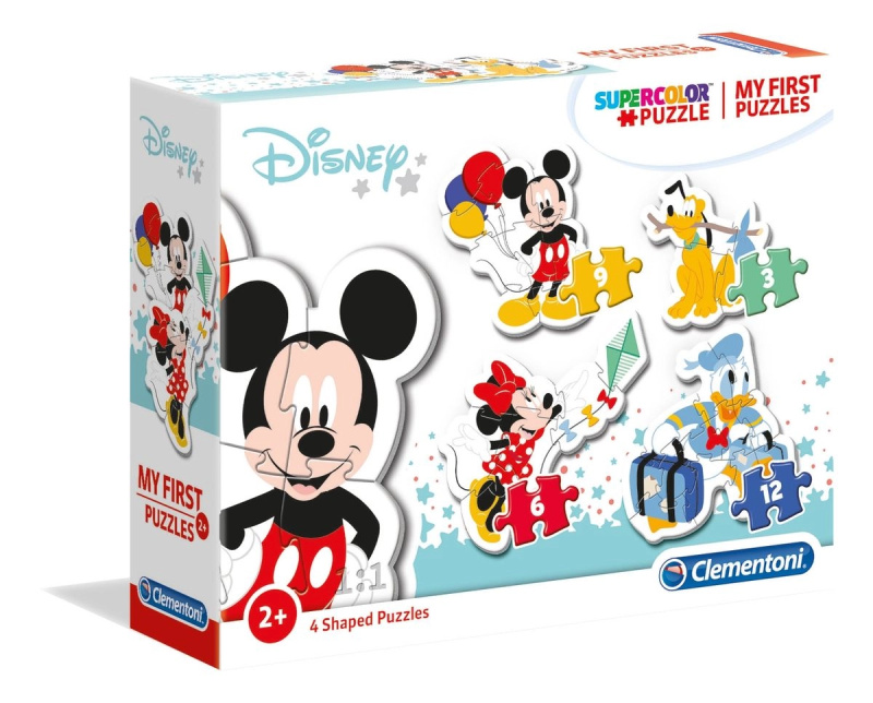 Clementoni Puzzle 3+6+9+12 dílků My first puzzle - Mickey Mouse