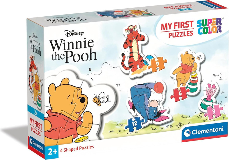 Clementoni - Moje první puzzle 4v1 Medvídek Pú (2,3,4,5 dílků)