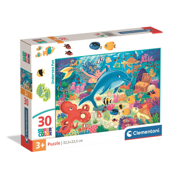 Clementoni Puzzle Zábava pod vodou 30 dílků