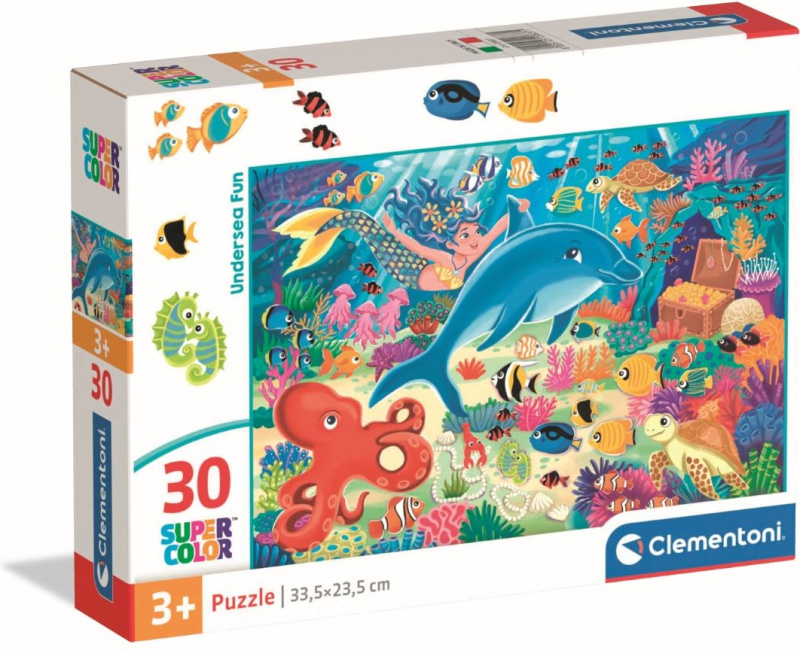 Clementoni Puzzle Zábava pod vodou 30 dílků