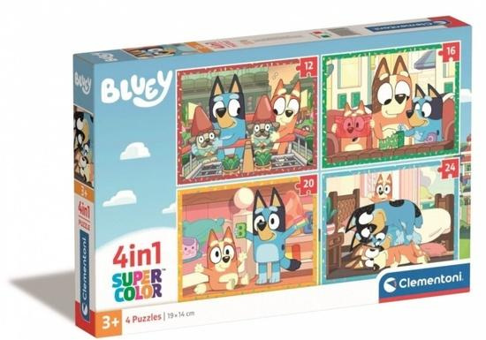 Clementoni - Puzzle 4v1 Bluey