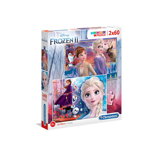 Ledové království 2 (2x60 dílků) - puzzle z kategorie Maxi dílky