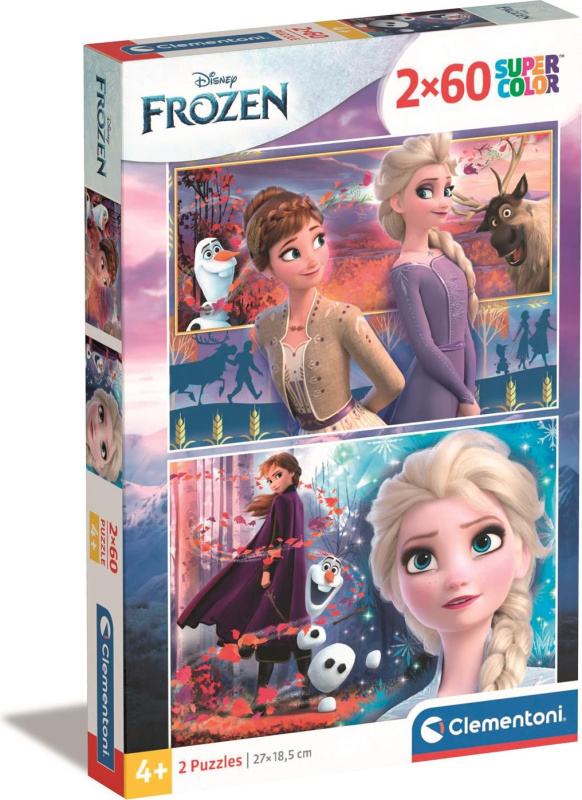 Ledové království 2 (2x60 dílků) - puzzle z kategorie Maxi dílky