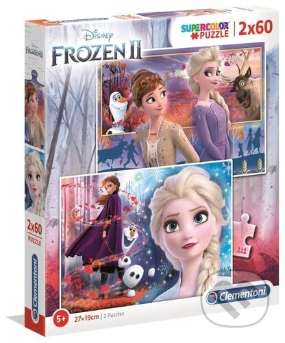Ledové království 2 (2x60 dílků) - puzzle z kategorie Maxi dílky