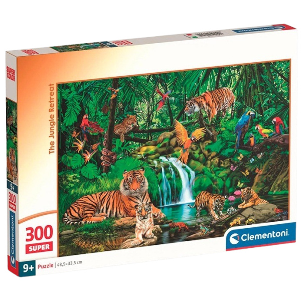 Clementoni - Puzzle 300 Útočiště v džungli