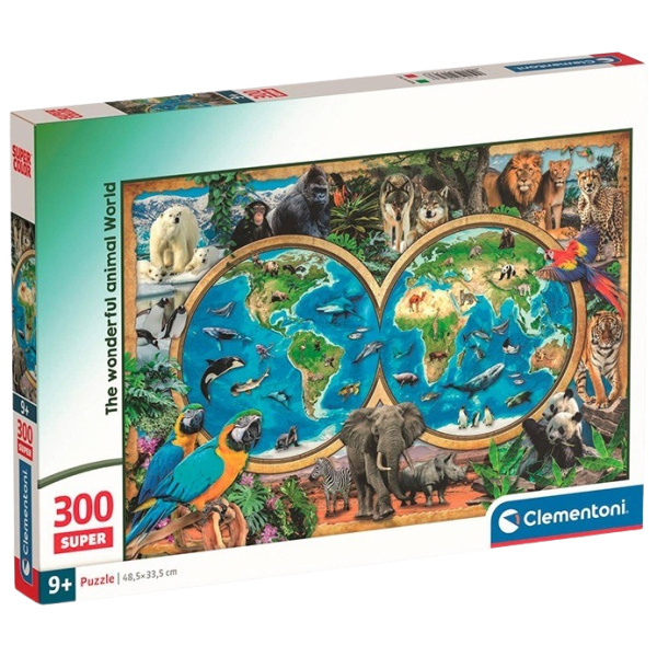 Puzzle Úžasný svět zvířat 300 dílků